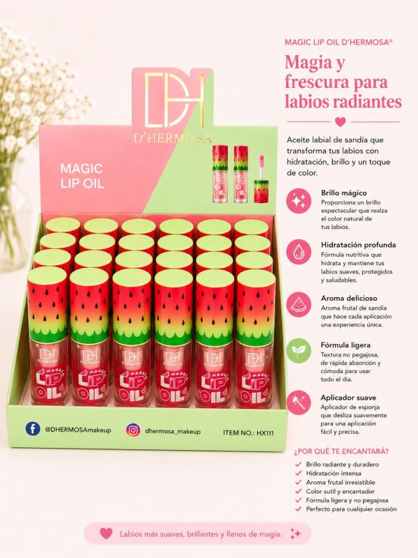 Aceite labial de sandía